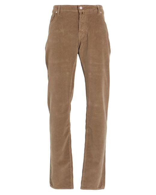 Jacob Cohen Natural Pants Cotton, Elastane for men