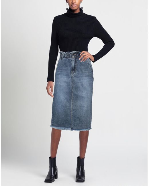 Gildan Blue Denim Skirt