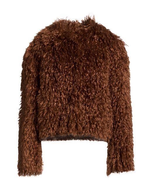 Tagliatore 0205 Brown Shearling & Teddy
