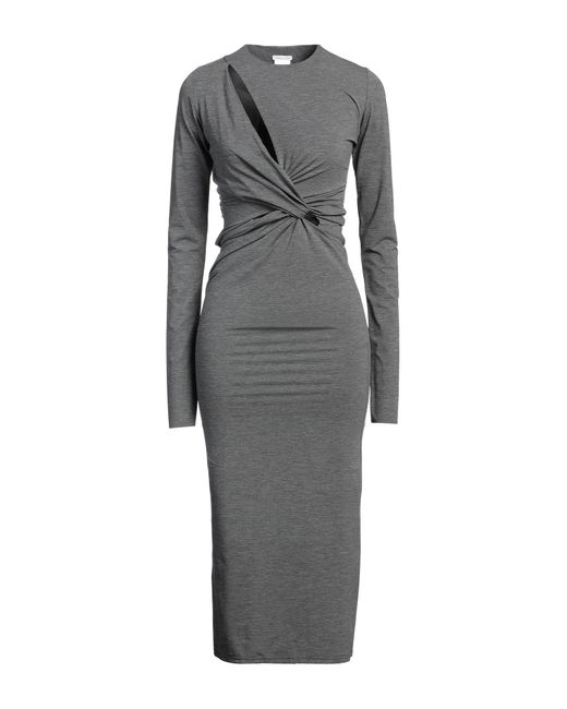 Amazuìn Gray Midi-Kleid