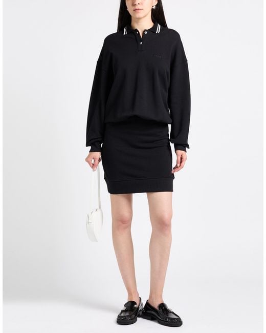 MSGM Black Midi Dress