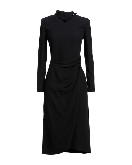 Giorgio Armani Black Midi Dress