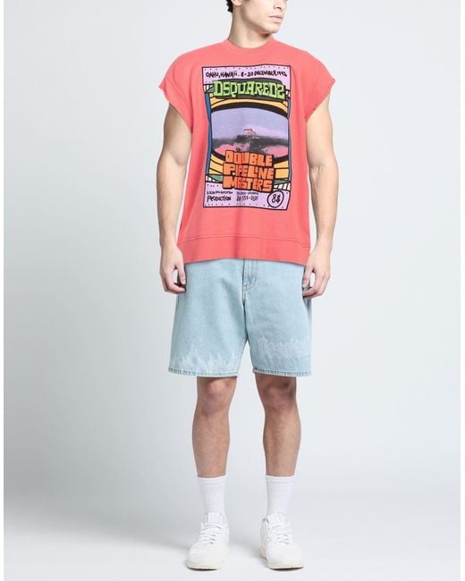 DSquared² Pink Sweatshirt for men