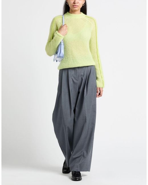 WOOD WOOD Yellow Lime Sweater Polyamide, Mohair Wool, Merino Wool