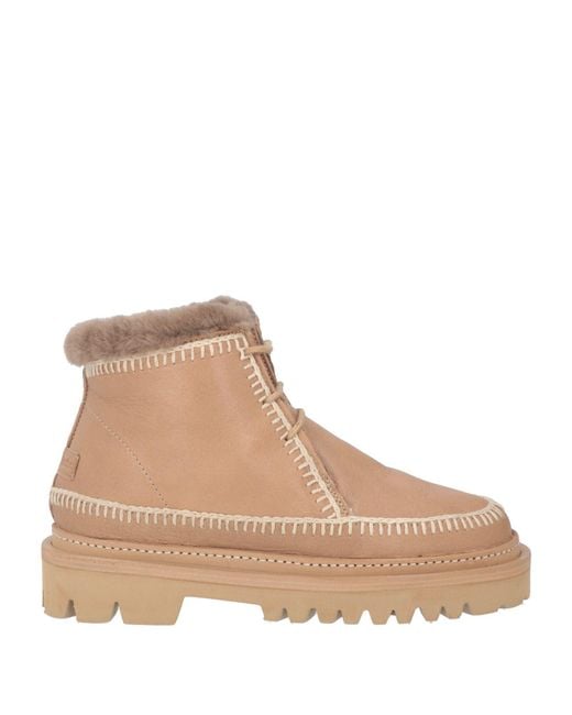 Laidbacklondon Natural Ankle Boots
