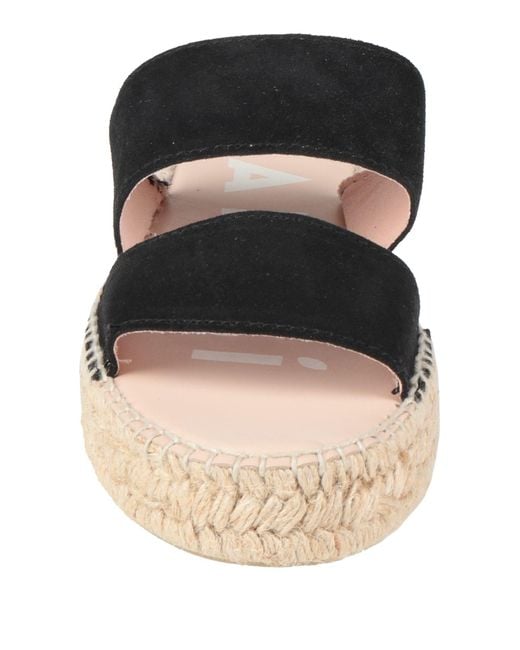 Manebí Black Espadrilles Leather