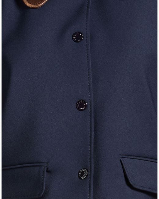 Sandro Blue Jacket Polyester, Elastane