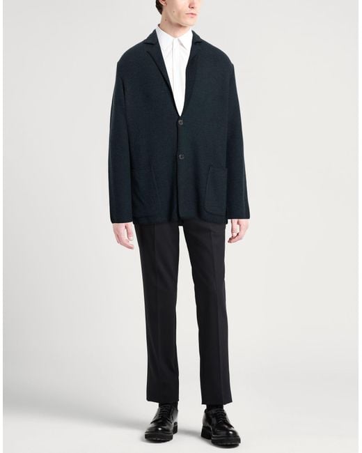 Ferragamo Blue Blazer Virgin Wool for men