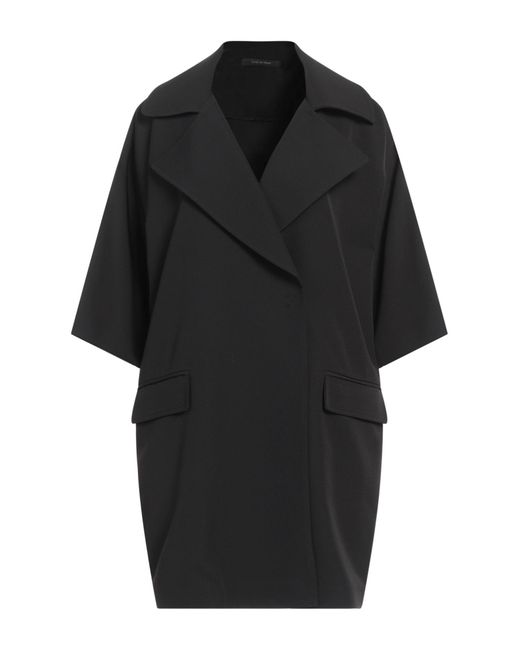 Tagliatore 0205 Black Overcoat & Trench Coat