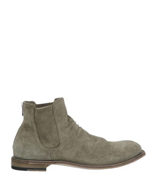 Officine Creative Green Ankle Boots for men