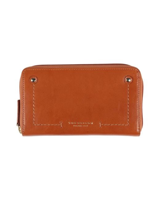 The Bridge Brown Camel Wallet Leather