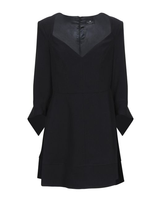 Elisabetta Franchi Black Short Dress