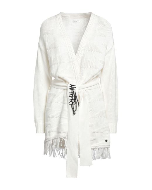 Replay White Cardigan