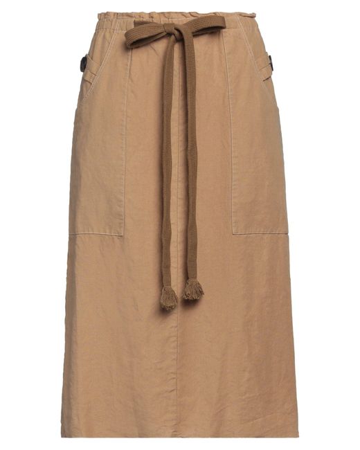 Tod's Brown Midi Skirt