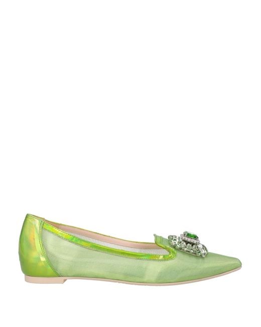 Ras Green Loafers Textile Fibers