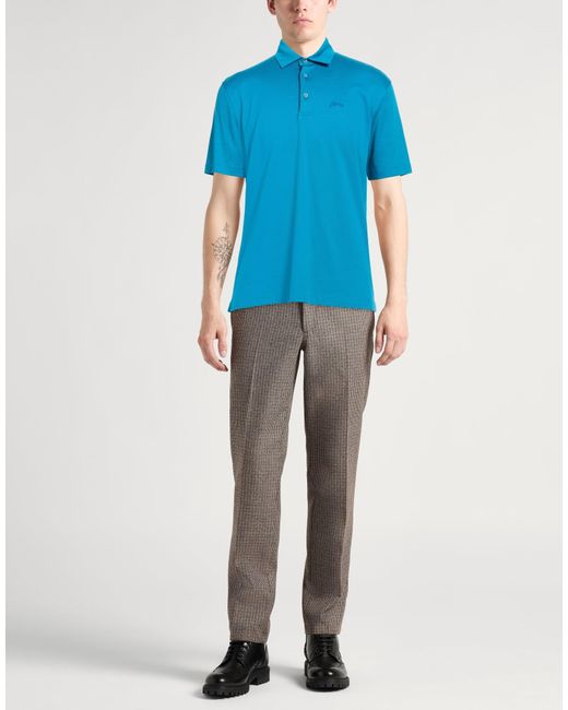Herno Blue Polo Shirts for men