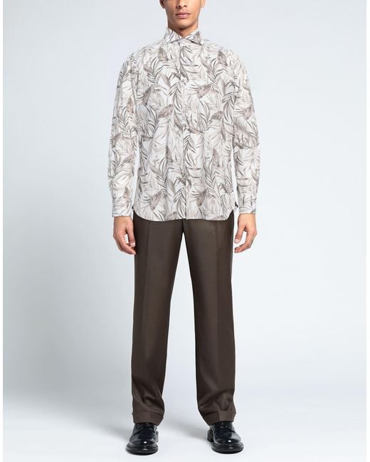 Orian White Shirt Cotton for men