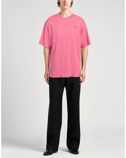 Acne Pink T-shirt for men