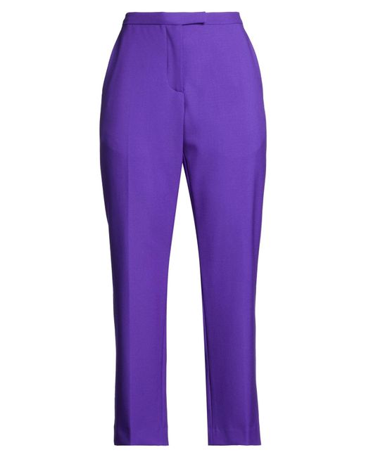 Dries Van Noten Purple Trouser