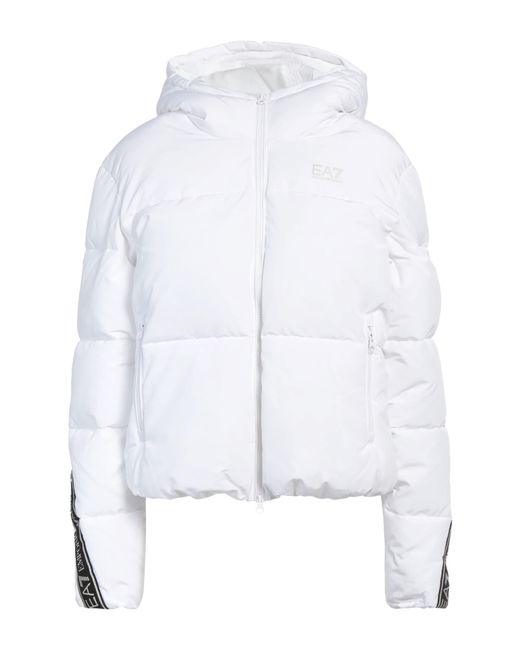 EA7 White Puffer