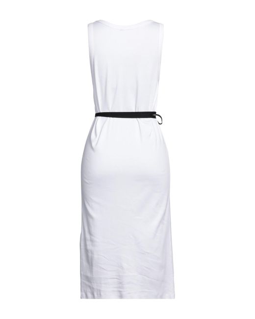 Ann Demeulemeester White Midi Dress
