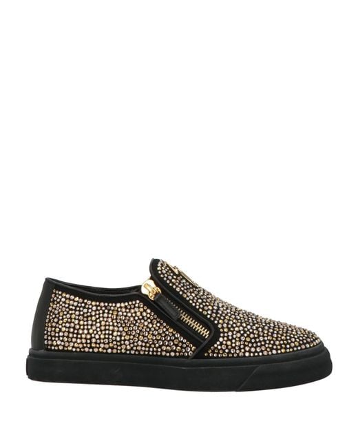 Giuseppe Zanotti Black Sneakers Leather
