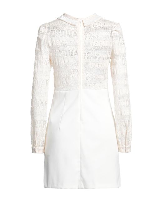 DSquared² White Mini Dress