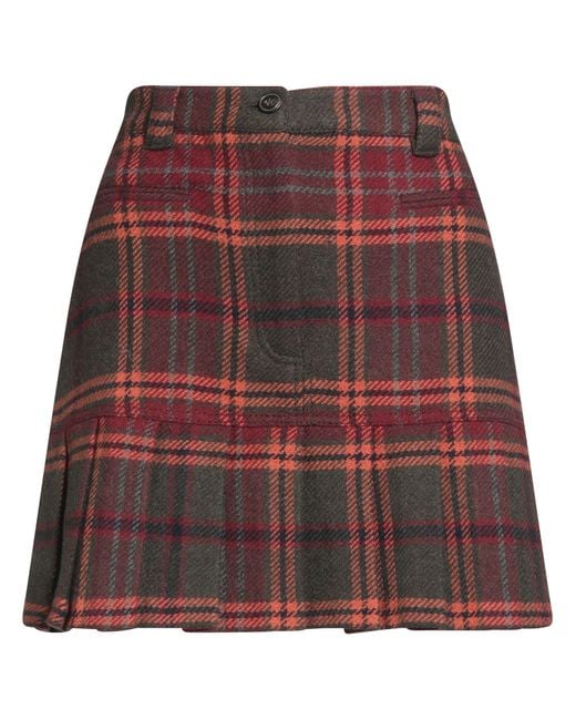 MAX&Co. Red Mini Skirts
