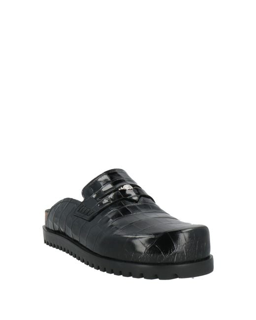 Versace Black Mules & Clogs for men