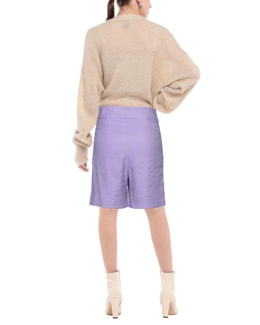 SKILLS & GENES Purple Shorts & Bermuda Shorts