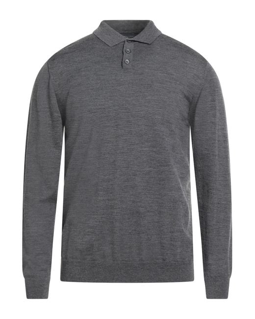 Daniele Fiesoli Gray Sweater Merino Wool for men