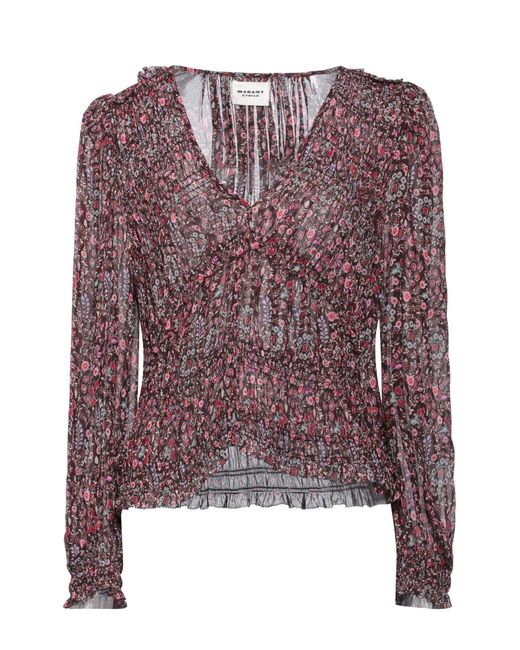 Top di Isabel Marant in Purple