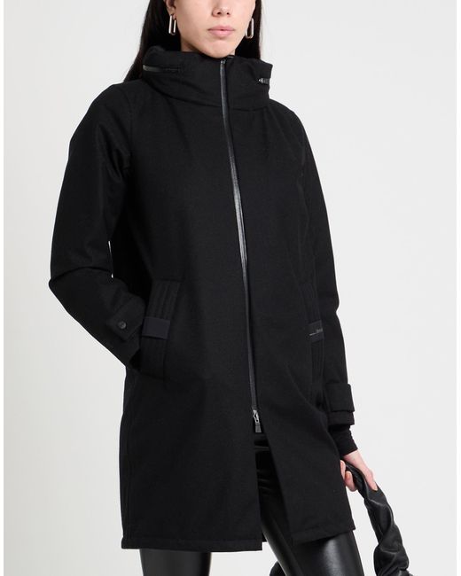 Herno Black Puffer Wool, Polyamide, Polyester