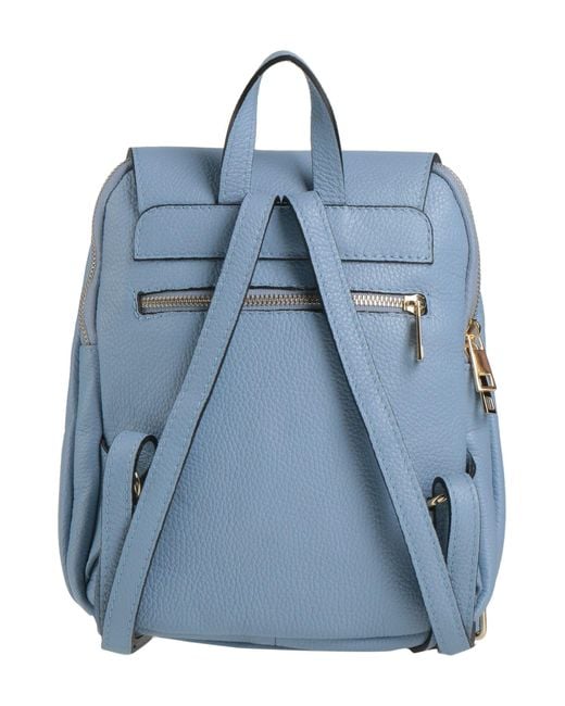 Baldinini Blue Backpack