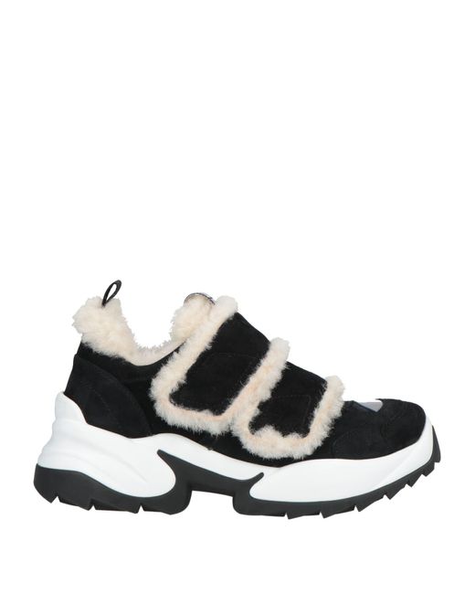 Sergio Rossi White Sneakers Shearling