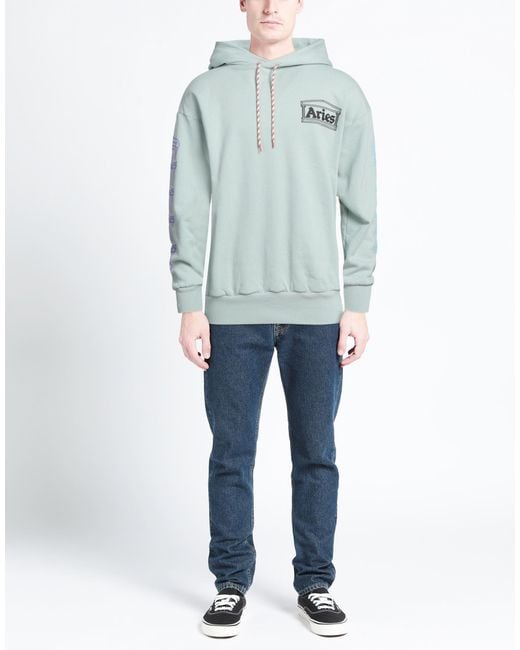 Aries Blue Sweatshirt for men