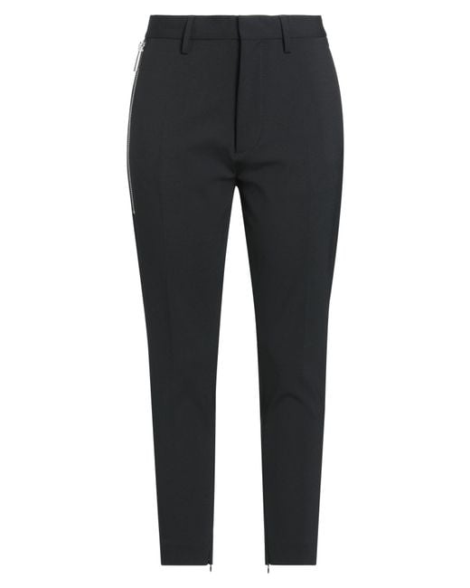 DSquared² Black Pants Virgin Wool, Elastane
