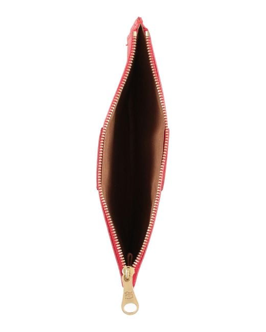 Il Bisonte Red Pouches