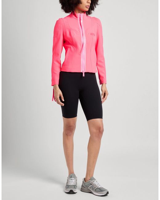 DSquared² Pink Jacket Polyester, Polyurethane