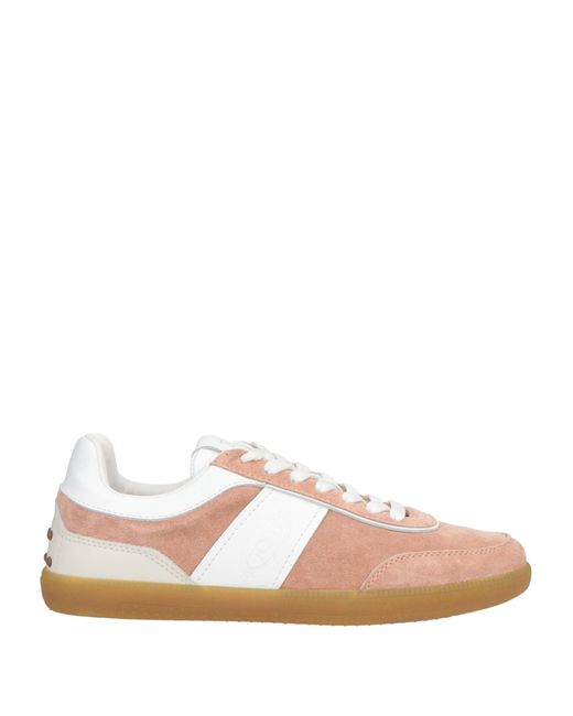 Tod's Pink Blush Sneakers Leather