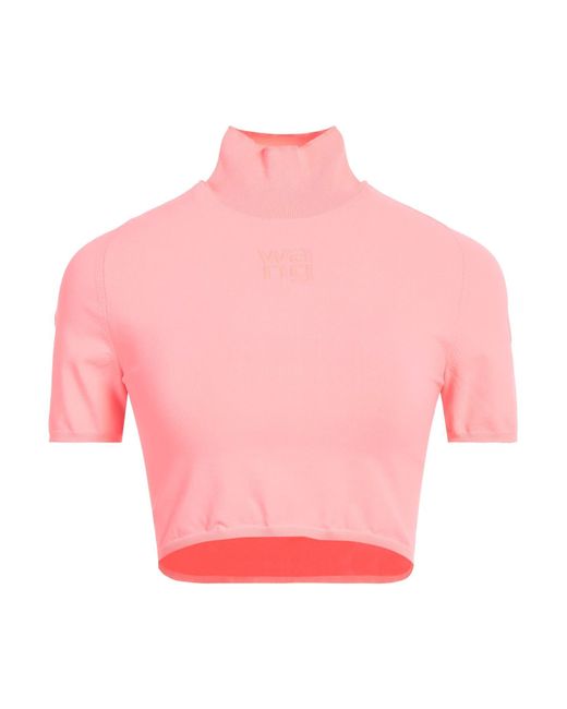 T By Alexander Wang Pink Turtleneck