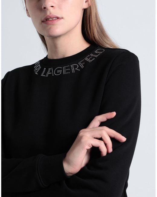 Karl Lagerfeld Black Sweatshirt