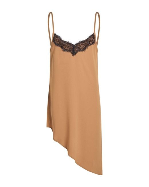 Shirtaporter Brown Camel Top Polyester