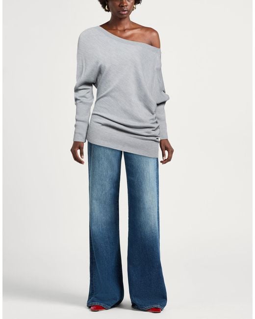 Carla G Gray Light Sweater Wool, Acrylic