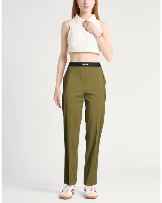 MSGM Green Trouser