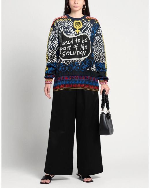 Rudi Gernreich Blue Lisa Anne Auerbach Sweater Viscose, Polyester