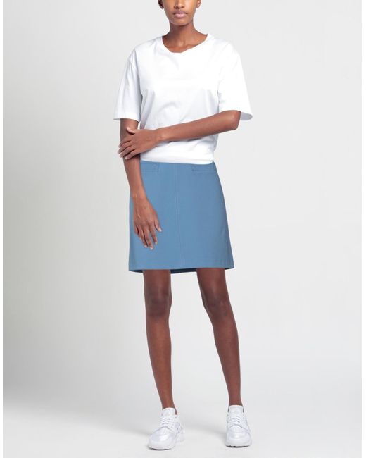 Maliparmi Blue Mini Skirt