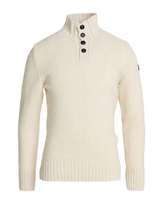 Paul & Shark White Sweater Virgin Wool, Nylon for men
