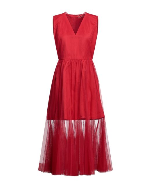 Twinset Red Midi Dresses