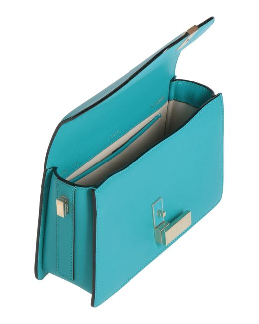Valextra Blue Cross-Body Bag Calfskin